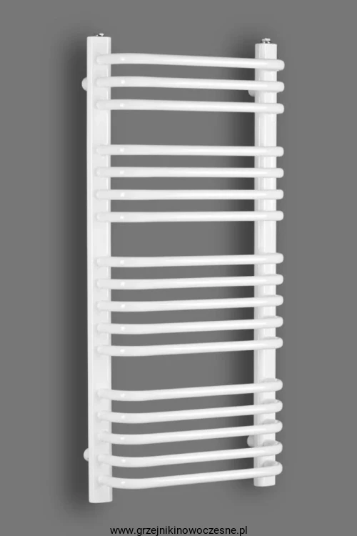 Grzejnik łazienkowy Komex  GINA INVEST 1580x550   ( moc 1130 Wat ) - rozstaw przyłączy dolnych 500 mm - biały