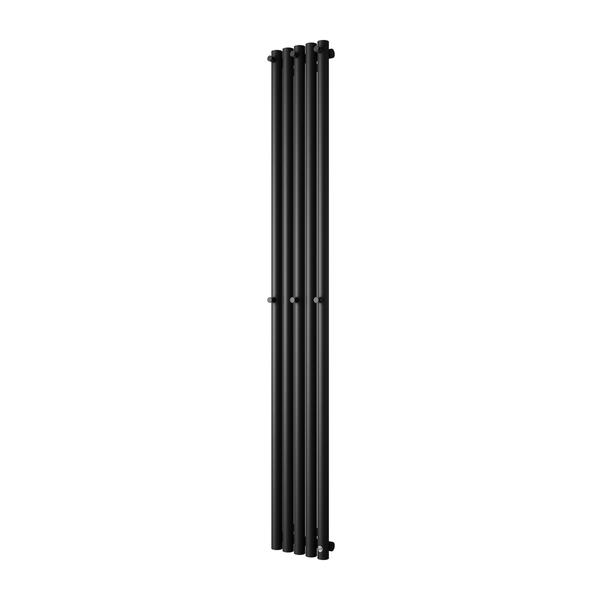 Grzejnik łazienkowy wieszak Instal Projekt HENGO 1200x240 (moc 402 W )  - Kolor: CZARNY MAT