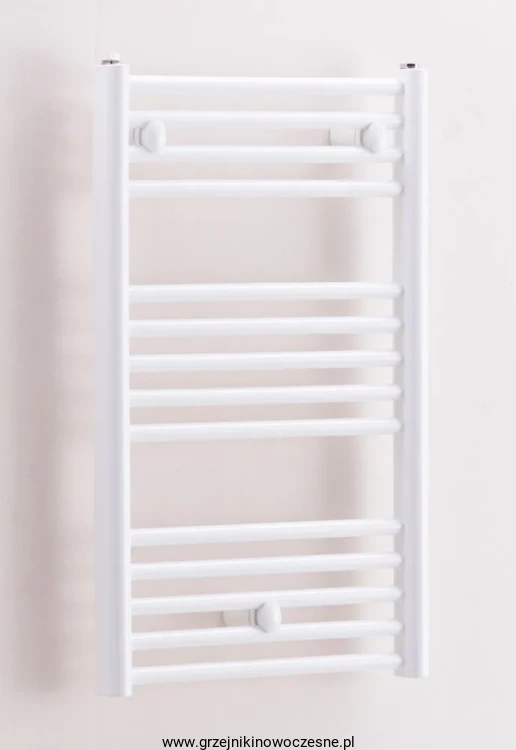 Grzejnik łazienkowy Komex ALICJA 720x450 ( moc 334 Wat ) - rozstaw przyłączy dolnych 420 mm - biały + kolory
