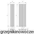 Grzejnik Radeco TORGET PLUS 1200x562 ( moc 950 Wat )
