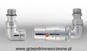 VARIO TERM - komplet termostatyczny osiowy Vision - chrom