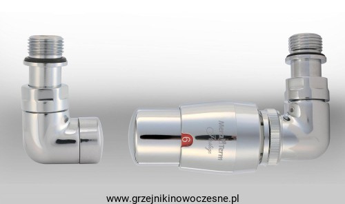 VARIO TERM - komplet termostatyczny osiowy Vision - chrom