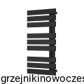 Grzejnik Instal Projekt NAMELESS 930x500 ( moc 366 Wat ) - rozstaw przyłączy  50 mm - CZARNY MAT 