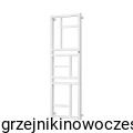 Grzejnik Instal Projekt MONDRIAN 1440x500 ( moc 496 Wat ) - rozstaw przyłączy środkowych 50 mm - BIAŁY MAT 