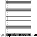 Drabinka Instal Projekt STANDARD 3D  686x500 ( moc  549  Wat ) - rozstaw przyłączy bocznych 500 mm - BIAŁY  