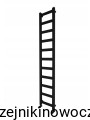 Grzejnik  Regnis DRABINA  920x540 ( moc 357  W ) - podłączenie dolne rozstaw  500 mm      