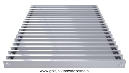 VERANO - kratka zwijana aluminiowa do grzejnika kanałowego 30/125