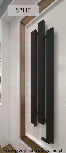 Grzejnik nowoczesny pionowy TERMIX SPLIT  1150x320  ( moc 475 Wat )   
