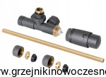 Zestaw termostatyczny zespolony jednootworowy -  antracyt