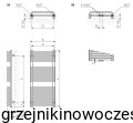 Terma TYTUS 1020x640  ( moc 943  Wat ) - rozstaw przyłączy 50 mm - biały + kolory     