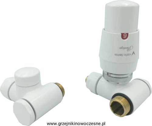 VARIO TERM - komplet termostatyczny pod grzałkę INTEGRA  -  biały