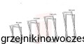Grzejnik fantazyjny Termix ZADAR  1350x600 ( moc 441  Wat ) - rozstaw środkowy 50 mm - biały + kolory  
