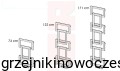 Grzejnik fantazyjny Termix ASSEN  730x390 ( moc 251  Wat ) - rozstaw środkowy 50 mm - biały + kolory