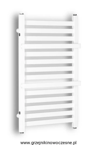 Grzejnik Komex  IRMA 750x430 ( moc 295 Wat ) - rozstaw przyłączy bocznych 500 mm  - BIAŁY  