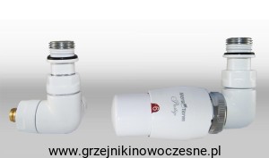 VARIO TERM - komplet termostatyczny osiowy Vision - biały mat