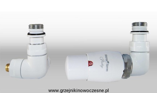 VARIO TERM - komplet termostatyczny osiowy Vision - biały mat