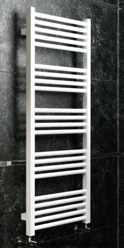 Grzejnik łazienkowy  1133x500 ( moc 500 W ) - rozstaw przyłączy dolnych 470  mm - biały  