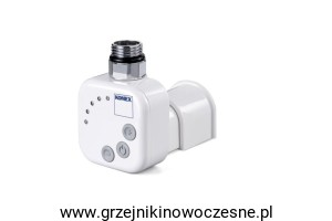 Grzałka elektryczna KOMEX QUATRO  z maskownicą kabla 600  W  - BIAŁA
