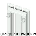 Grzejnik pionowy TERMIX PEDRO 1200x200 ( moc 500 Wat ) 