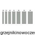 Grzejnik pionowy TERMIX PEDRO 1600x270 ( moc 807 Wat )   