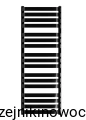 Drabina Komex  ARON  1130x540   ( moc 556  Wat ) - rozstaw dolny 500 mm - BIAŁY + KOLORY  