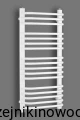 Grzejnik łazienkowy Komex  GINA INVEST 1580x550   ( moc 1130 Wat ) - rozstaw przyłączy dolnych 500 mm - biały