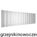 Grzejnik poziomy TERMIX  TABA 450x1660  ( moc 1205 Wat )   biały + kolory    