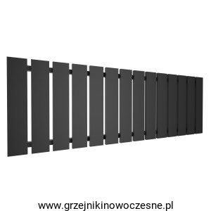Grzejnik poziomy TERMIX  TABA 450x1660  ( moc 1205 Wat )   biały + kolory    