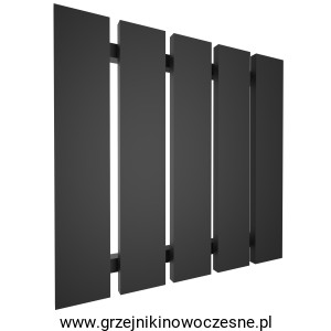 Grzejnik poziomy TERMIX  TABA 550x580  ( moc 543 Wat )   biały + kolory  