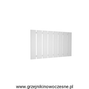 Grzejnik poziomy TERMIX  TABA 550x940  ( moc 835 Wat )   biały + kolory   