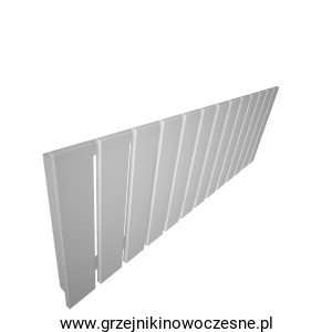 Grzejnik poziomy TERMIX  TABA 550x1520  ( moc 1323 Wat )   biały + kolory   