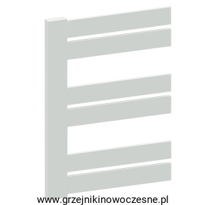 Grzejnik Termix BURGAS 700x500 ( moc 353 Wat ) - rozstaw przyłączy  50 mm - biały + kolory   