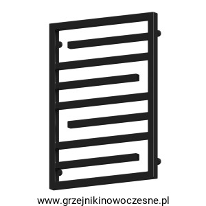 Dekoracyjny grzejnik TERMIX GORO LIGHT 750x530 ( moc 434 Wat ) - rozstaw boczny 500  mm - biały + kolory   