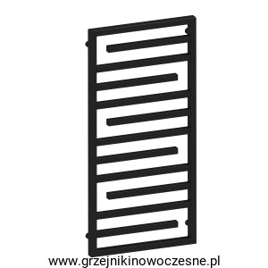 Dekoracyjny grzejnik TERMIX GORO LIGHT 1110x530 ( moc 621 Wat ) - rozstaw boczny 500  mm - biały + kolory    