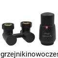 VARIO  TERM  - zestaw zaworów do grzejników tupu V - CZARNY MAT