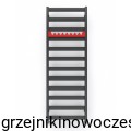 Grzejnik łazienkowy Terma VIVO 1150x500  ( moc 433  Wat ) - rozstaw przyłączy 470 mm - CZARNY MAT 