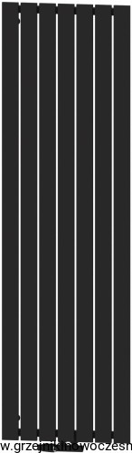 Grzejnik pionowy TERMIX PIT 1400x550  ( moc 1260 Wat )   