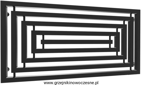 Grzejnik nowoczesny TERMIX TOMSQUARE  510x600 ( moc 485 Wat )