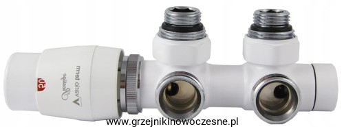 VARIO TERM - zestaw termostatyczny zespolony TWINS  - BIAŁY MAT