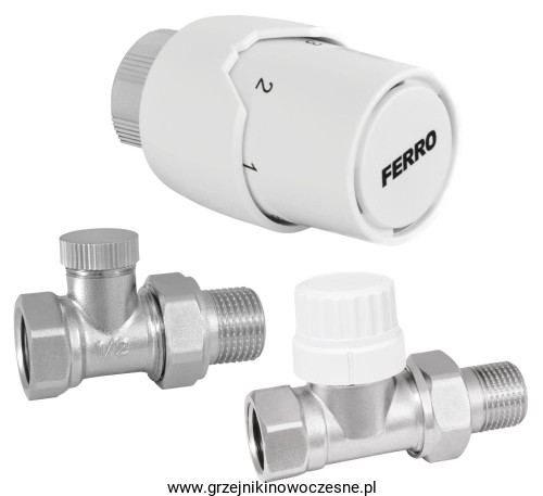 FERRO - zestaw termostatyczny  - prosty 