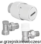 FERRO - zestaw termostatyczny - kątowy
