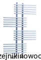 Suszarka łazienkowa  Komex  DORIS  1318x650 ( moc 520  Wat ) - rozstaw przyłączy dolnych 120 mm