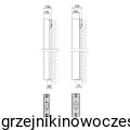 Grzejnik pionowy Radeco VENEZIA P  22 1600x600  ( moc 2052 W )   