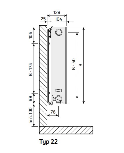 Plan Ventil Compact - rysunek techniczny